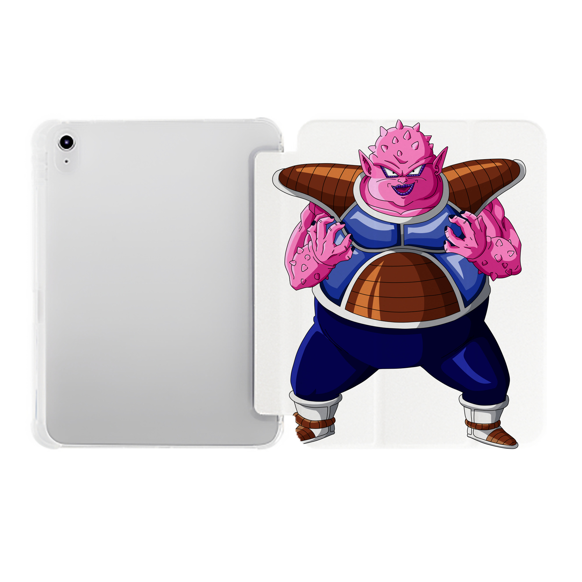 （画像用） ドラゴンボール DRAGON BALL IPad ケース ペン収納付き 三つ折りスタンド PUレザー×シリコン 対応機種9.5/10.5/10.9インチ